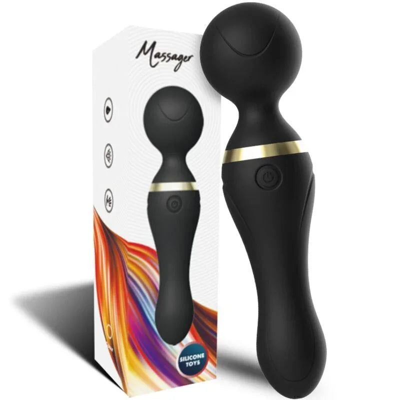 ARMONY - FREEZA MASSAGER & VIBRATOR SUPER FLEXIBLER KOPF SCHWARZ - Vanelion Paradise