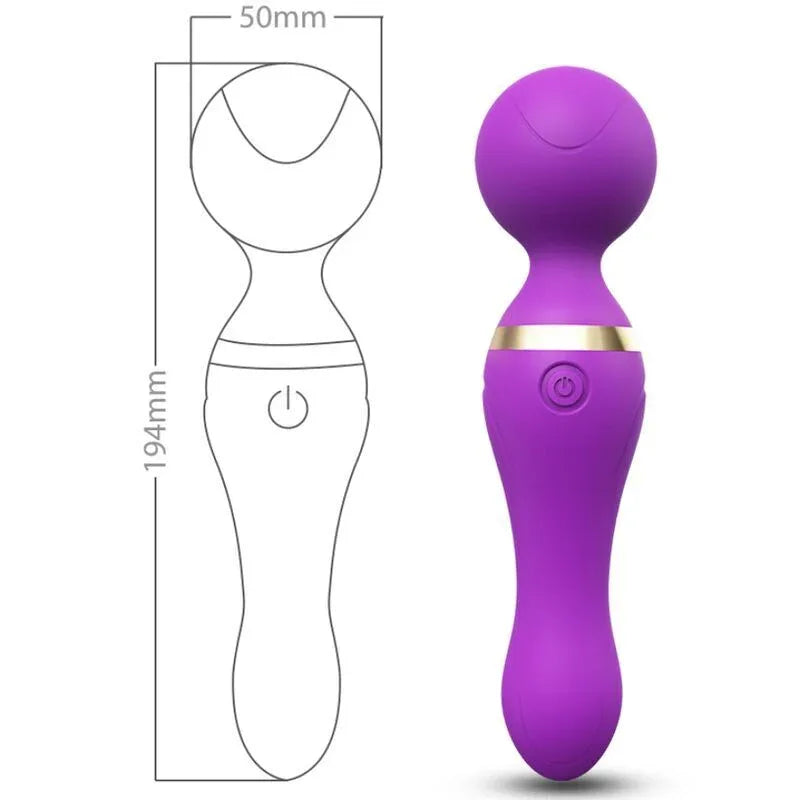 ARMONY - FREEZA MASSAGER & VIBRATOR SUPER FLEXIBLER KOPF LILA - Vanelion Paradise