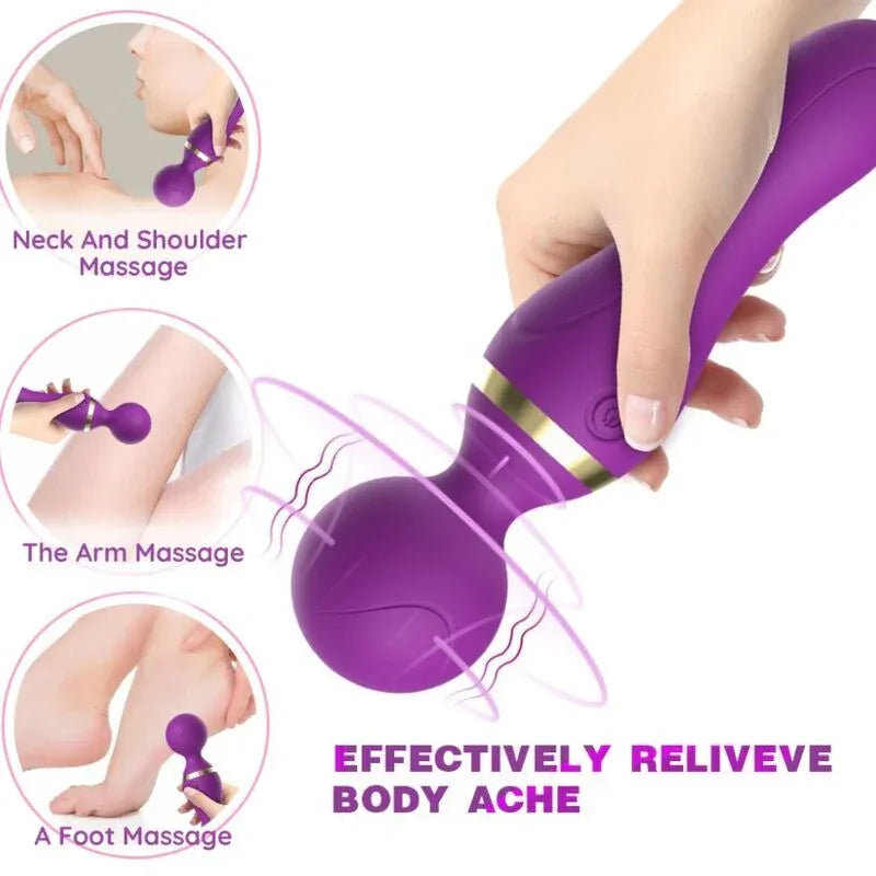 ARMONY - FREEZA MASSAGER & VIBRATOR SUPER FLEXIBLER KOPF LILA - Vanelion Paradise