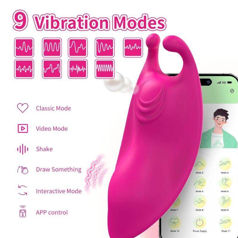 ARMONY - HONEYBEE TRAGBARES HÖSCHENVIBRATOR G-SPOT FUCHSIA -KOSTENLOSE APP - Vanelion Paradise