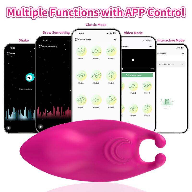 ARMONY - HONEYBEE TRAGBARES HÖSCHENVIBRATOR G-SPOT FUCHSIA -KOSTENLOSE APP - Vanelion Paradise