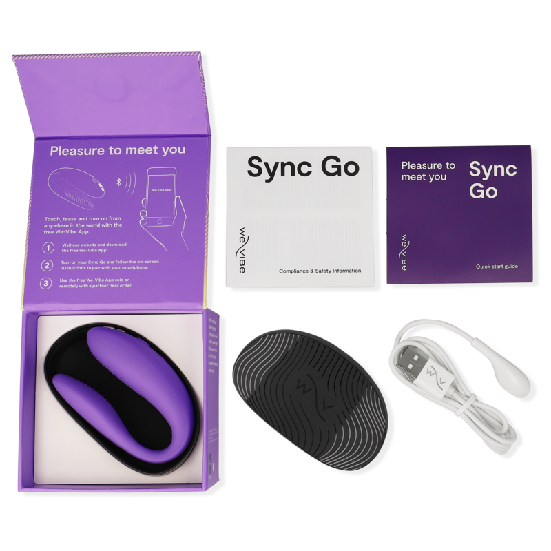 WE-VIBE - SYNC GO DUAL STIMULATOR VIOLETT