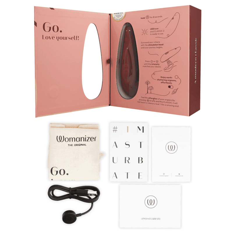 WOMANIZER - CLASSIC 2 KLITORALSTIMULATOR BORDEAUX - Vanelion Paradise