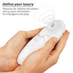 WOMANIZER - MARILYN MONROE CLASSIC 2 KLITORALSTIMULATOR, WEISSER MARMOR - Vanelion Paradise