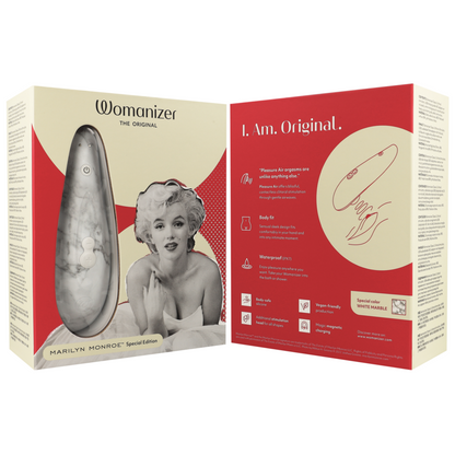 WOMANIZER - MARILYN MONROE CLASSIC 2 KLITORALSTIMULATOR, WEISSER MARMOR