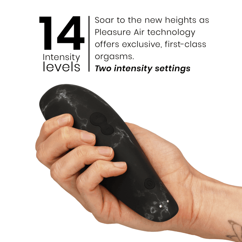 WOMANIZER - MARILYN MONROE CLASSIC 2 KLITORALSTIMULATOR AUS SCHWARZEM MARMOR - Vanelion Paradise