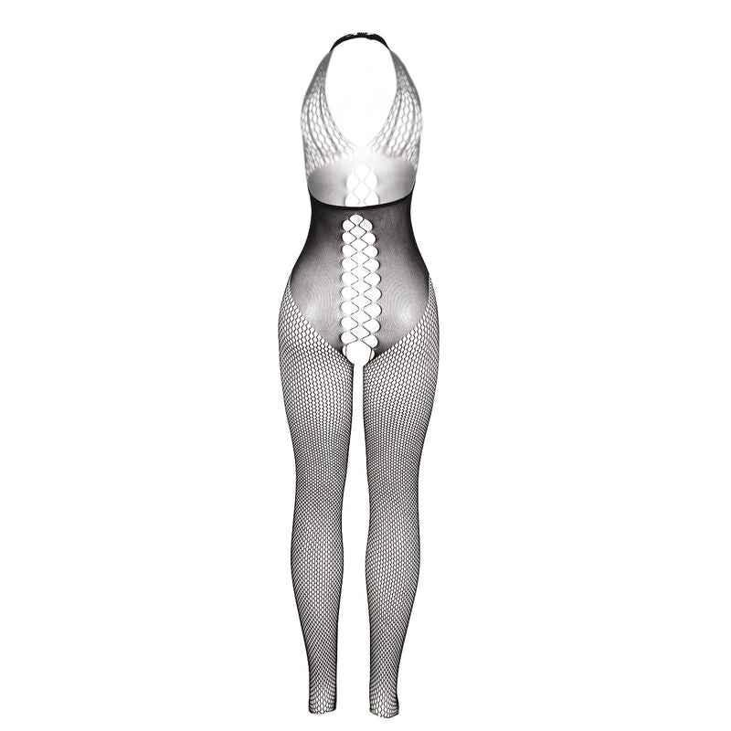 SUBBLIME - 951832 BODYSTOCKING MIT OFFENEM RÜCKEN UND KREUZDETAILS SCHWARZ EINE GRÖSSE - Vanelion Paradise