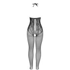SUBBLIME - 951849 OFFENER NETZ-BODYSTOCKING MIT NECKHOLDER UND SCHWARZ EINE GRÖSSE - Vanelion Paradise