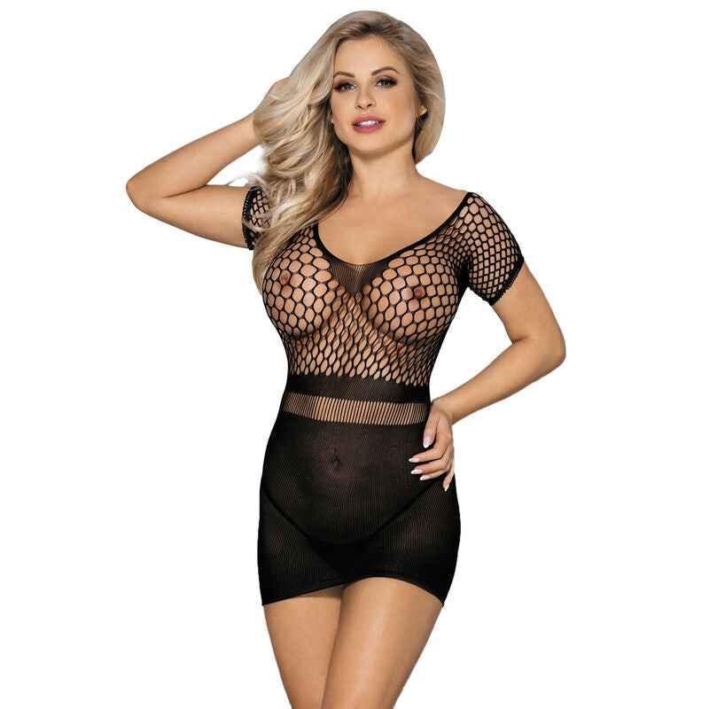 SUBBLIME - 951917 KURZES SCHWARZES HKELKLEID MIT GRILL EINE GRÖSSE - Vanelion Paradise
