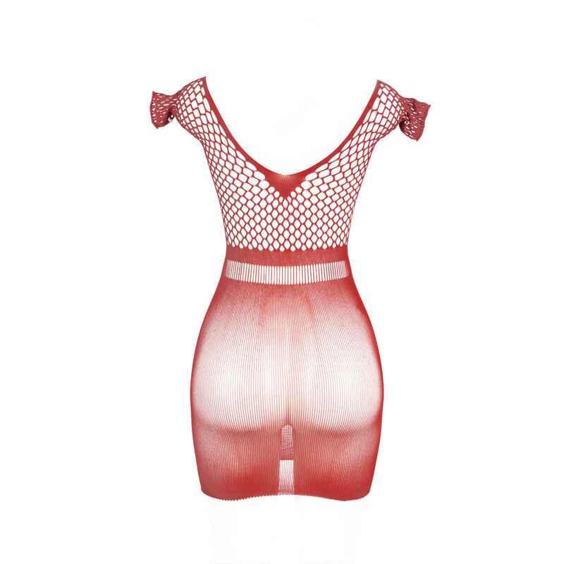 SUBBLIME - 951924 KURZES ROTES HKELKLEID MIT GRILL EINE GRÖSSE - Vanelion Paradise