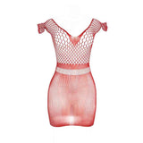 SUBBLIME - 951924 KURZES ROTES HKELKLEID MIT GRILL EINE GRÖSSE - Vanelion Paradise