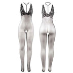 SUBBLIME - 951993 SCHWARZ TRANSPARENTER NETZ-BODYSTOCKING MIT SCHRITTFREIEM UNTERTEIL EINE GRÖSSE - Vanelion Paradise