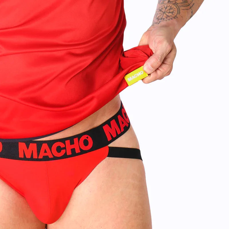 MACHO - ROTES T-SHIRT S/M - Vanelion Paradise