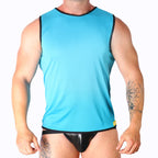 MACHO - BLAUES T-SHIRT S/M - Vanelion Paradise