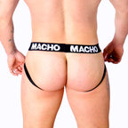 MACHO - MX27GR JOCK LEDER GRAU BEIGE S - Vanelion Paradise