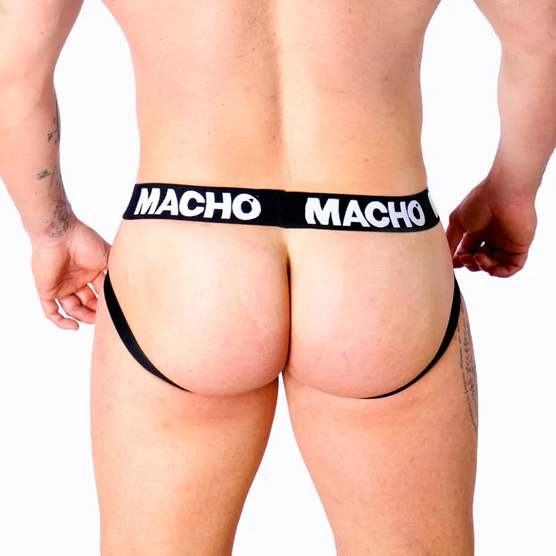 MACHO - MX27GR JOCK LEDER GRAU BEIGE S - Vanelion Paradise