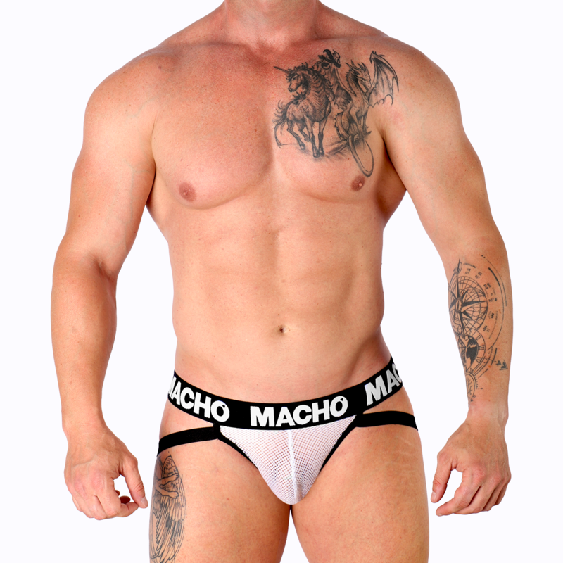 MACHO - MX26X1 JOCK GRID WEISS S