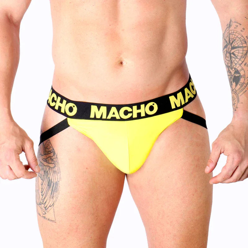 MACHO - MX25A JOCK LYCRA GELB S - Vanelion Paradise