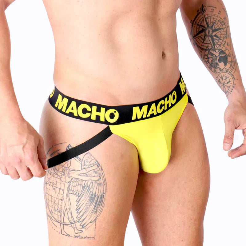 MACHO - MX25A JOCK LYCRA GELB S - Vanelion Paradise