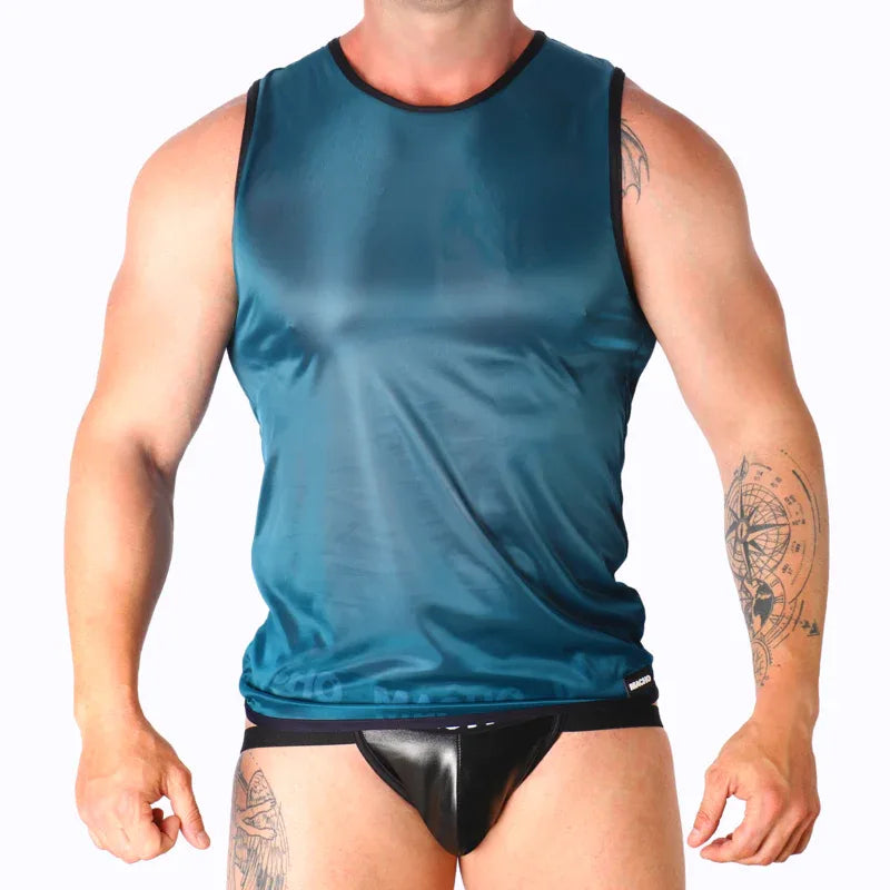 MACHO - GRÜNES T-SHIRT S/M - Vanelion Paradise