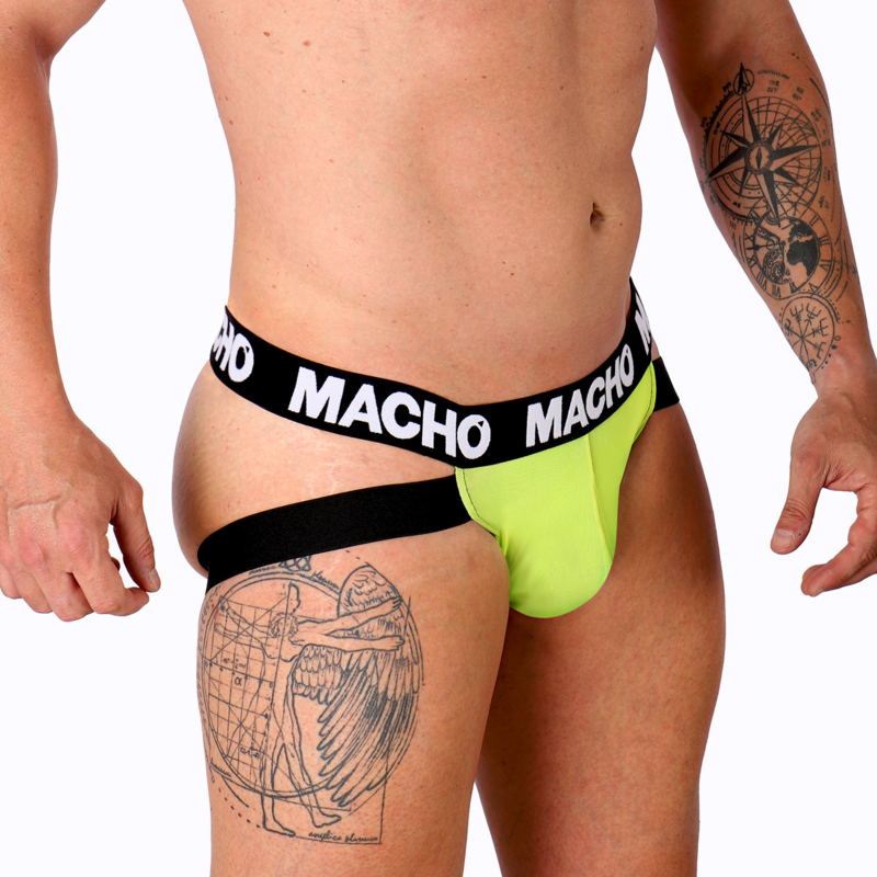 MACHO MX28FA Jockstrap – Neongelb M