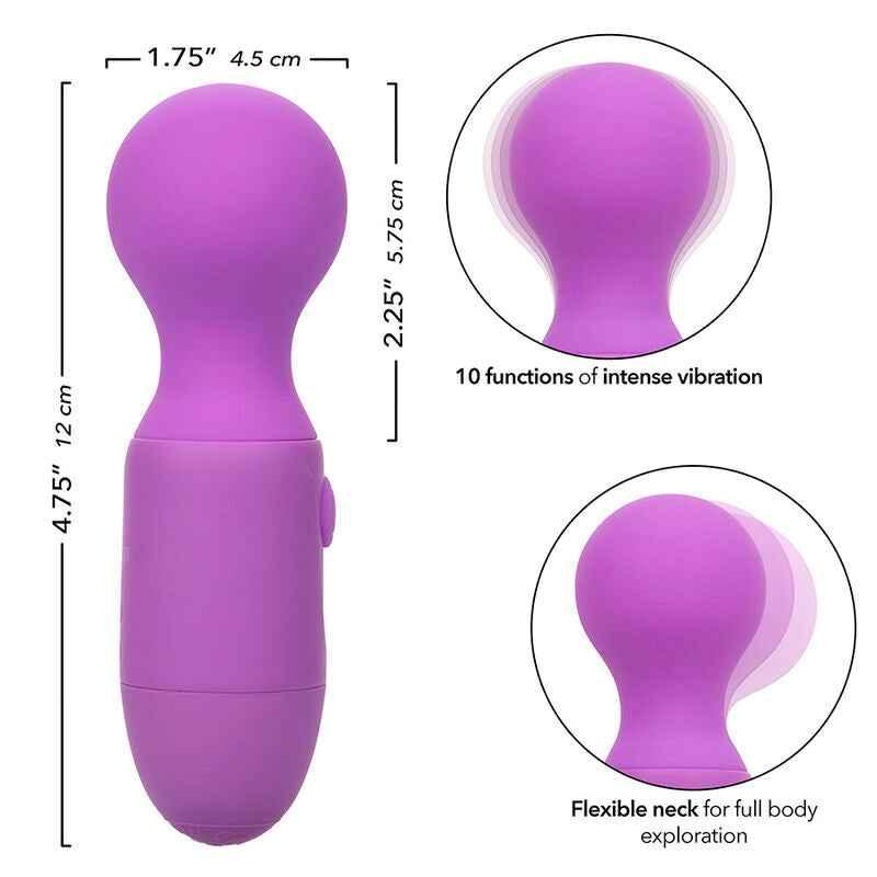 CALEXOTICS - FIRST TIME WIEDERAUFLADBARES MASSAGERÄT 10 VIBRATIONEN LILA - Vanelion Paradise