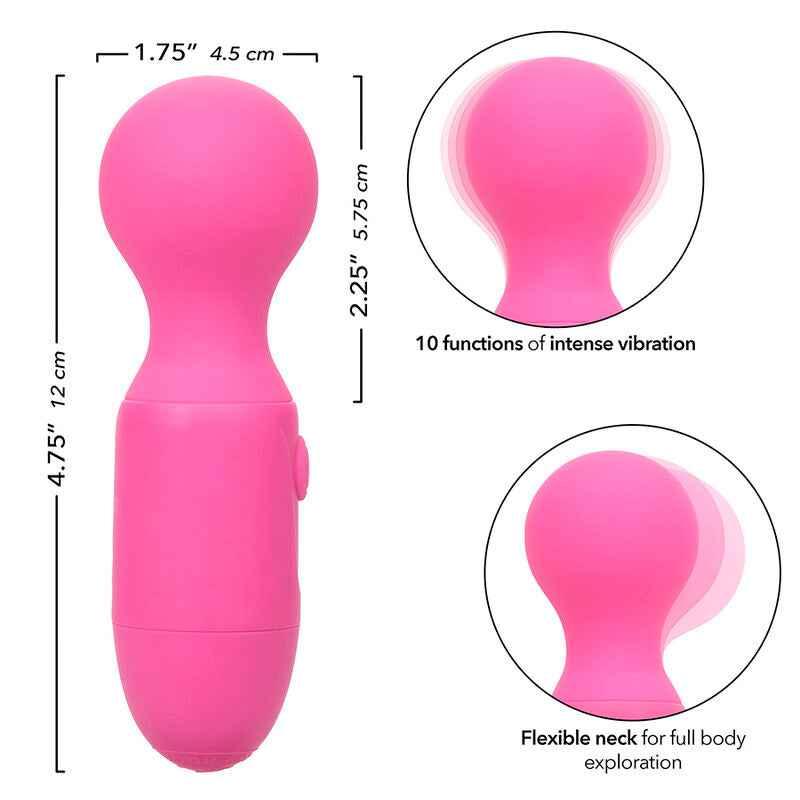 CALEXOTICS - FIRST TIME WIEDERAUFLADBARER MASSAGER 10 VIBRATIONEN ROSA - Vanelion Paradise