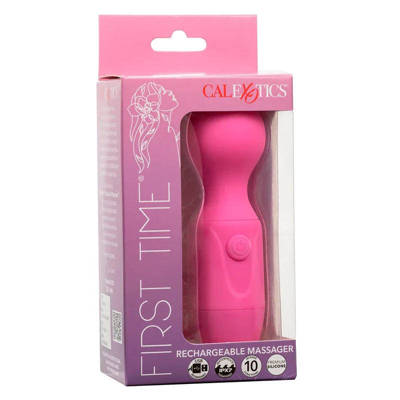 CALEXOTICS - FIRST TIME WIEDERAUFLADBARER MASSAGER 10 VIBRATIONEN ROSA - Vanelion Paradise
