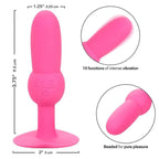 CALEXOTICS - FIRST TIME ANAL PLUG MIT PERLENSONDE 10 VIBRATIONEN ROSA - Vanelion Paradise