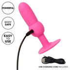 CALEXOTICS - FIRST TIME ANAL PLUG MIT PERLENSONDE 10 VIBRATIONEN ROSA - Vanelion Paradise
