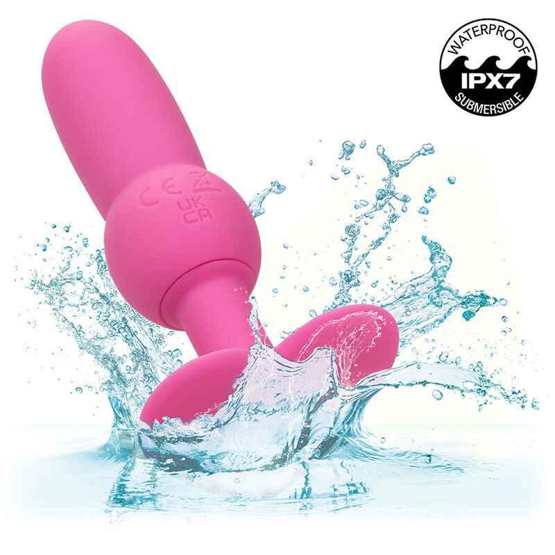 CALEXOTICS - FIRST TIME ANAL PLUG MIT PERLENSONDE 10 VIBRATIONEN ROSA - Vanelion Paradise