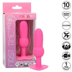 CALEXOTICS - FIRST TIME ANAL PLUG MIT PERLENSONDE 10 VIBRATIONEN ROSA - Vanelion Paradise
