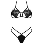Livco Corsetti Jimena – BH & String Schwarz, One Size - Vanelion Paradise