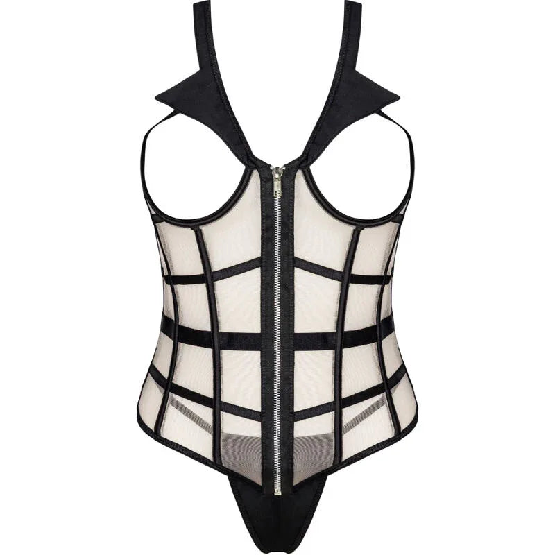 Laura Korsett-Set mit Reißverschluss & Tanga – Livco Corsetti - Vanelion Paradise