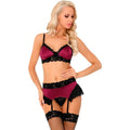 Livco Corsetti Nahir Dessous-Set BH, String & Strumpfgürtel - Vanelion Paradise