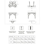 Livco Corsetti Soledad – BH, String & Strumpfgürtel S/M - Vanelion Paradise