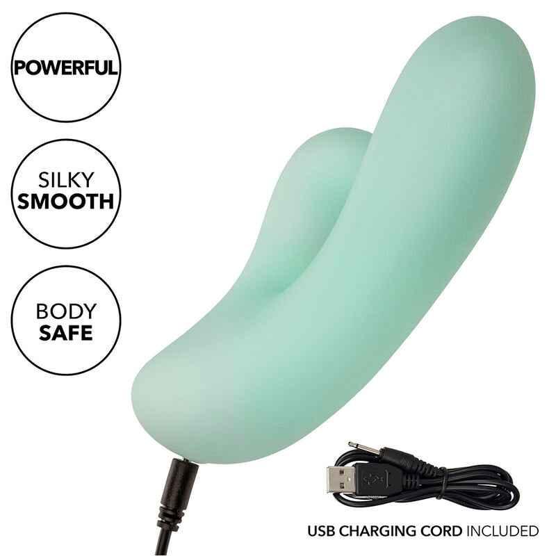 CALEXOTICS - PACIFICA FIJI VIBRATOR & ESTIMULATOR G-PUNKT 10 VIBRATIONEN AQUA - Vanelion Paradise