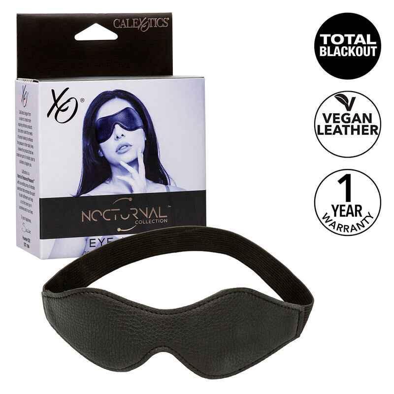 CALEXOTICS - NOCTURNAL AUGENMASKE PVC LEDER SCHWARZ - Vanelion Paradise