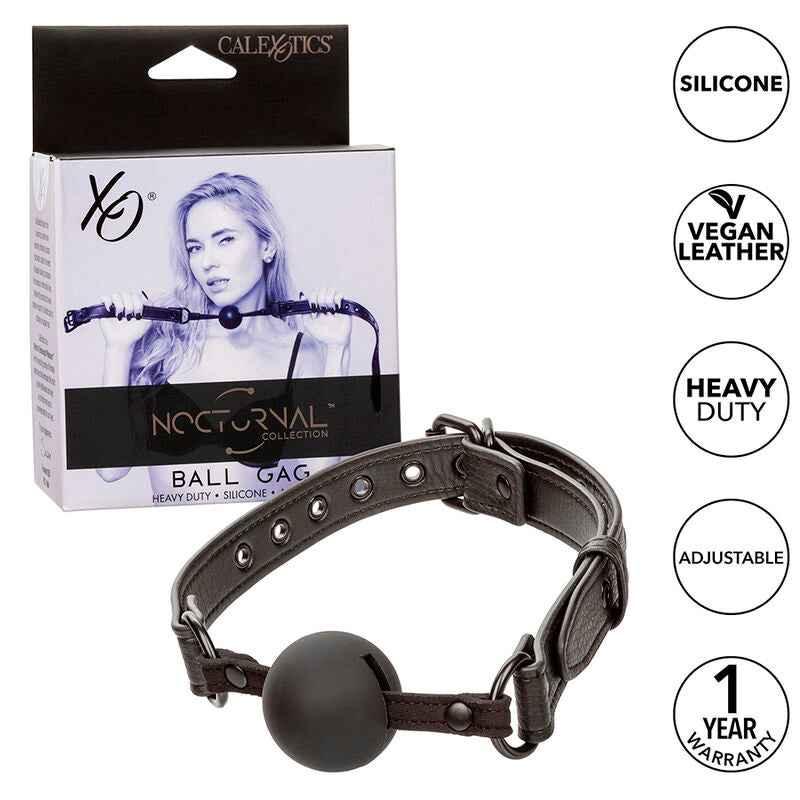 CALEXOTICS - NOCTURNAL BALL GAG SILIKON SCHWARZ - Vanelion Paradise