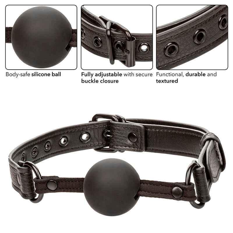 CALEXOTICS - NOCTURNAL BALL GAG SILIKON SCHWARZ - Vanelion Paradise