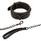 CALEXOTICS - NOCTURNAL HALSBAND & LEINE LEDER VERSTELLBAR SCHWARZ - Vanelion Paradise