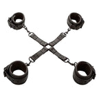 CALEXOTICS - NOCTURNAL HOG TIE CONNECTOR CUERO EINSTELLBAR SCHWARZ - Vanelion Paradise