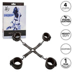 CALEXOTICS - NOCTURNAL HOG TIE CONNECTOR CUERO EINSTELLBAR SCHWARZ - Vanelion Paradise