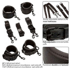 CALEXOTICS - NOCTURNAL BETTFESSELN LEDER VERSTELLBAR SCHWARZ - Vanelion Paradise