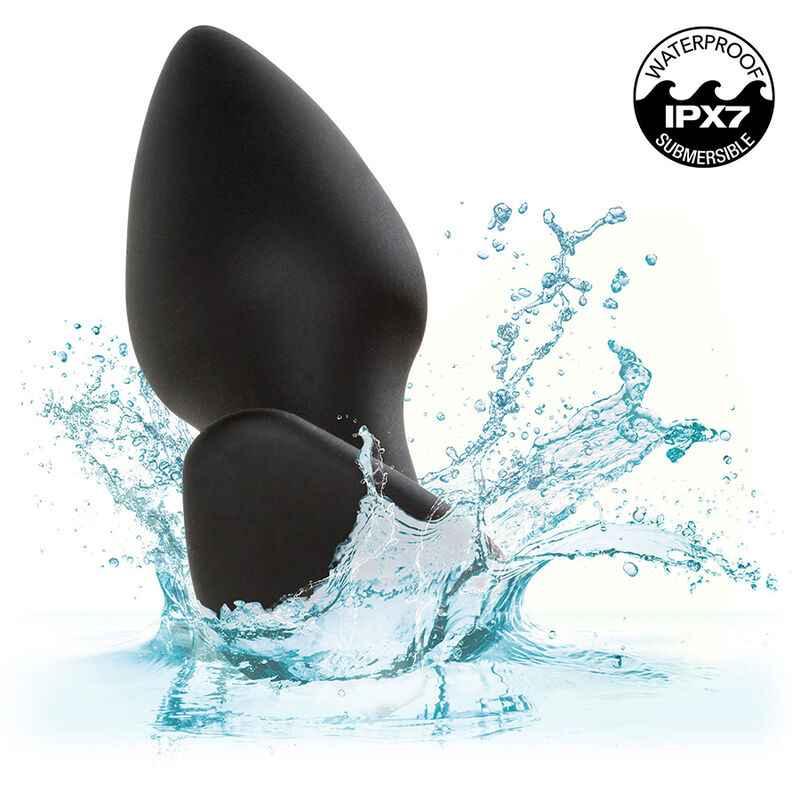 CALEXOTICS - ROCK BOTTOM PERFECT ANAL PLUG 10 VIBRATIONEN SILIKON SCHWARZ - Vanelion Paradise