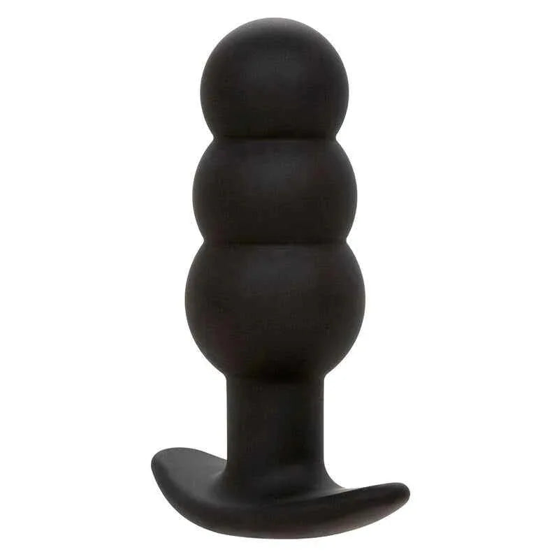 CALEXOTICS - ROCK BOTTOM ANAL PLUG MIT PERLEN 10 VIBRATIONEN SILIKON SCHWARZ - Vanelion Paradise