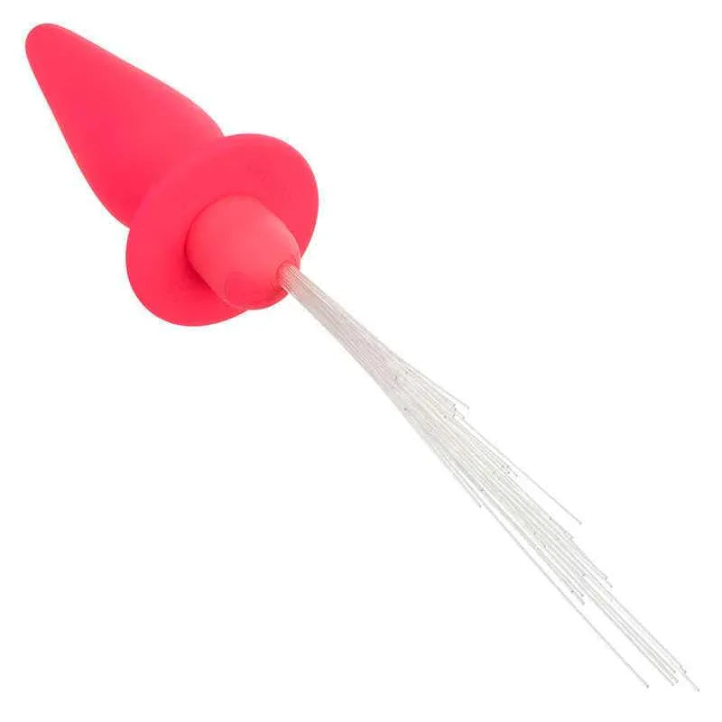 CALEXOTICS - SOUTHERN LIGHTS LIGHT UP LEUCHTENDE ANALSTECKER 10 VIBRATIONEN SILIKON ROSA - Vanelion Paradise