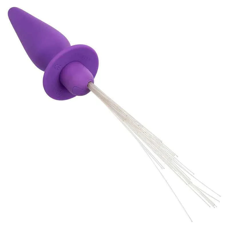 CALEXOTICS - SOUTHERN LIGHTS LIGHT UP LEUCHTENDE ANALSTECKER 10 VIBRATIONEN SILIKON LILA - Vanelion Paradise