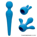 CALEXOTICS - COUTURE KIT VIBRATORSTAB 10 VIBRATIONEN BLAU - Vanelion Paradise