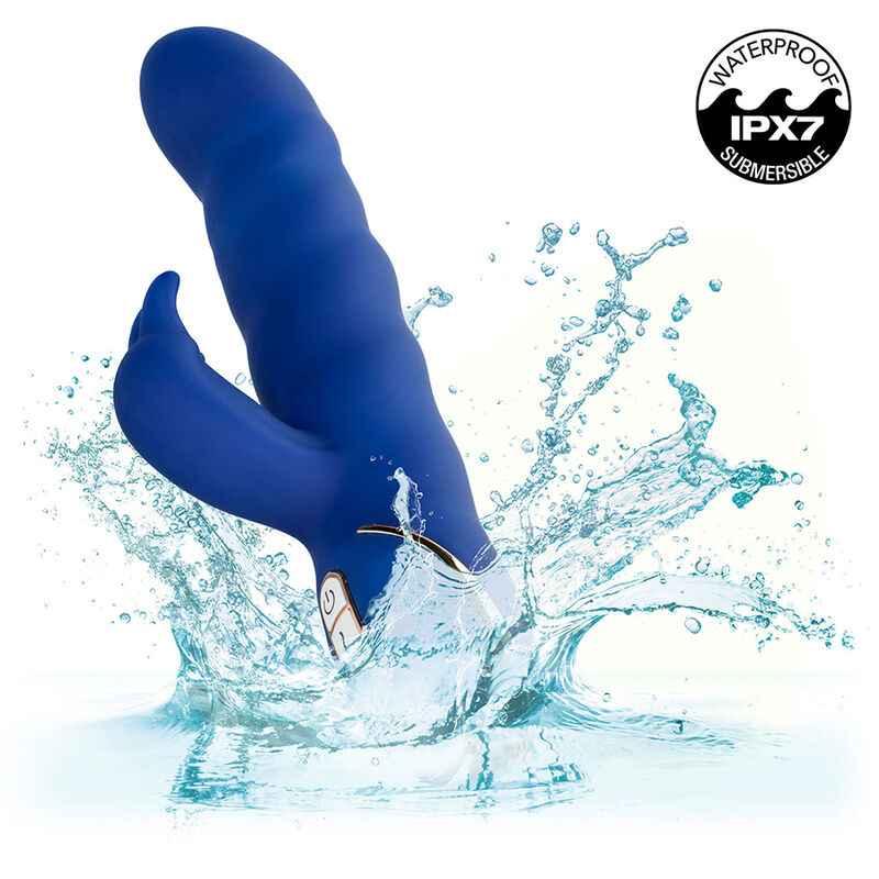 CALEXOTICS - JACK RABBIT VIBRATOR WELLENBEWEGUNG BLAU - Vanelion Paradise